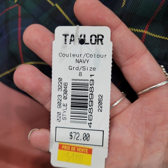 Plaid A-Line Skirt NWT - Picture 8 of 8